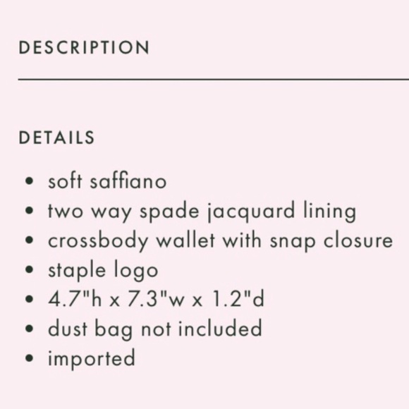 Kate Spade Laurel Way Winni Crossbody Wallet Bag - Picture 6 of 10